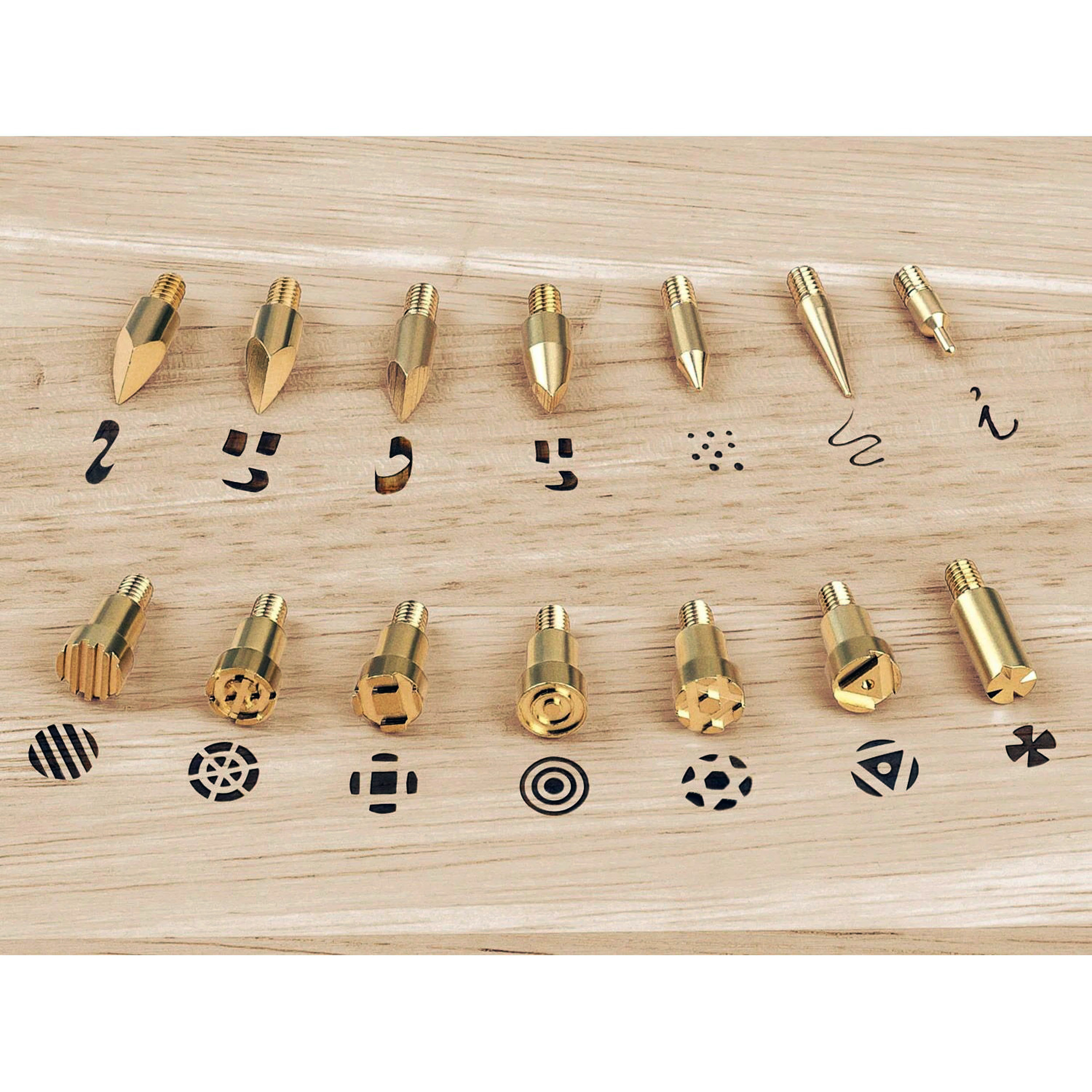 هویه سوخته نگاری پارکساید مدل PBMK 30 A1 مجموعه 14 عددی