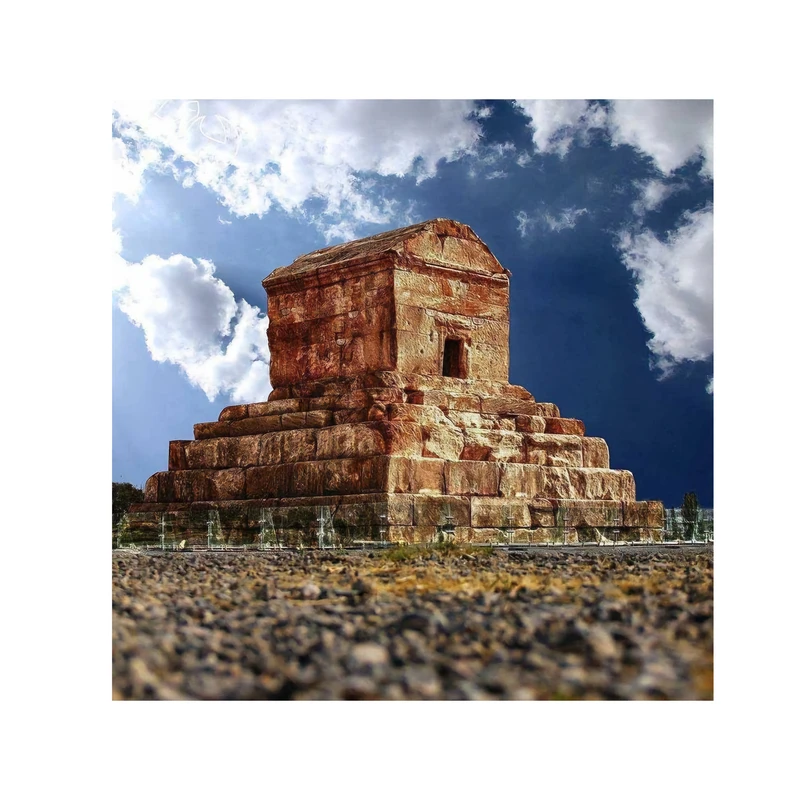 تابلو شاسی مدل آرامگاه کوروش هخامنشی کد 4018