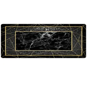 پادری مدل جلوسینکی سه لایه رویه مخمل طرح سنگ کد A260 سایز 110x45 سانتی متر