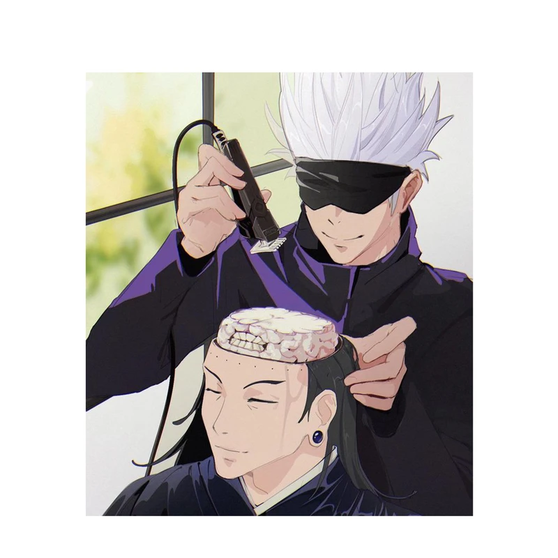 استیکر لپ تاپ و موبایل مدل انیمه طرح جوجوتسو کایسن سوگورو گتو jujutsu kaisen suguru geto کد 720