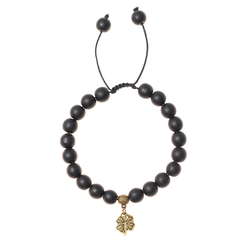 دستبند زنانه دلنار گالری مدل اونیکس شبدر کد 141