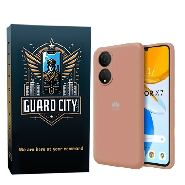 کاور گارد سیتی مدل سیلیکونی مناسب برای  گوشی موبایل آنر X7 