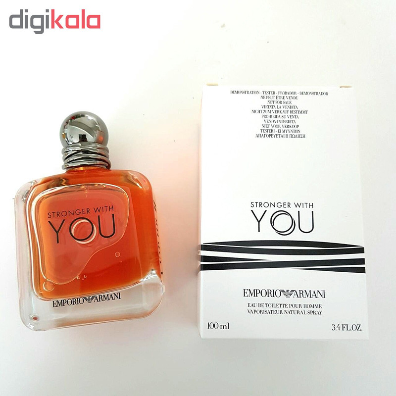تستر ادو تویلت مردانه امپریو آرمانی مدل Stronger With You حجم 100 میلی لیتر