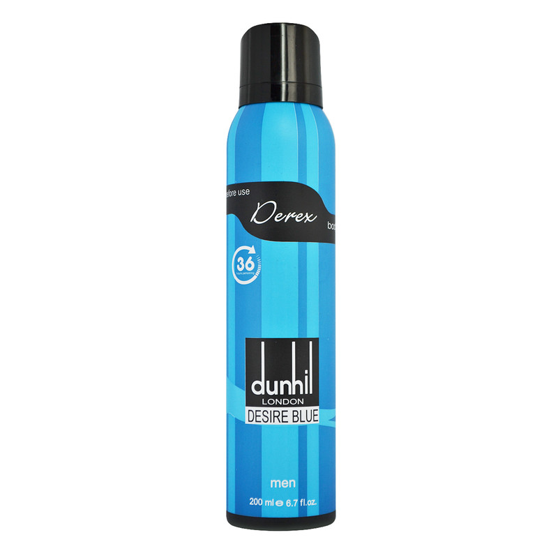 اسپری بدن مردانه دریکس مدل dunhill حجم 200 میلی لیتر مجموعه ۳ عددی