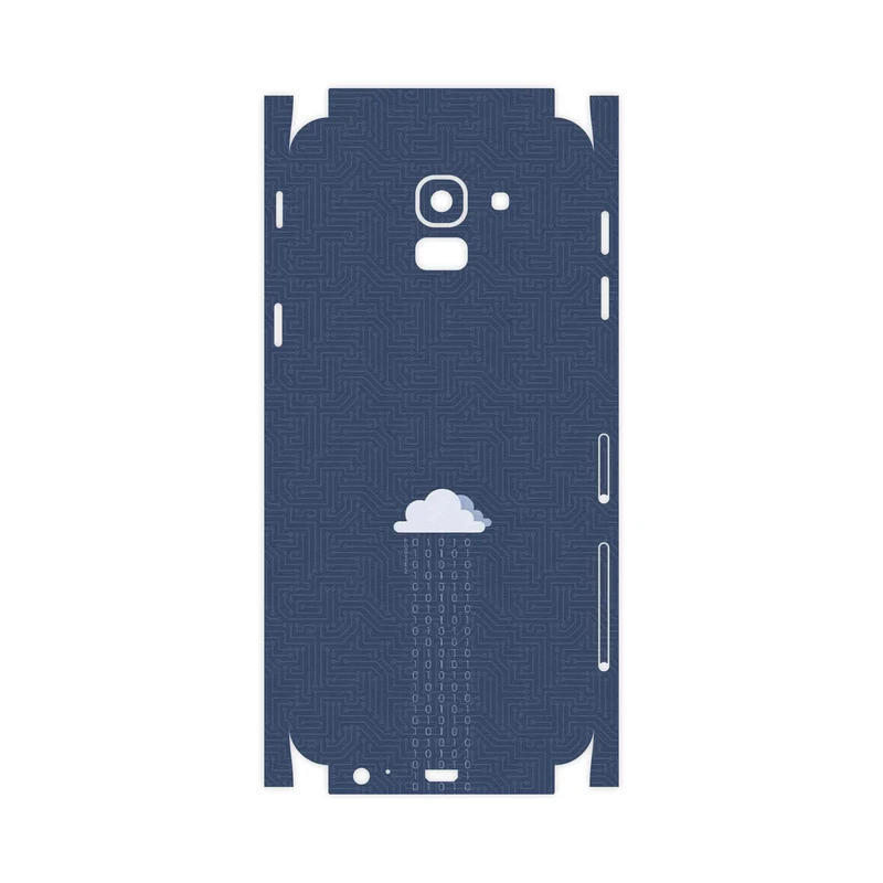 برچسب پوششی ماهوت مدل Minimal Data Cloud-FullSkin مناسب برای گوشی موبایل سامسونگ Galaxy J6
