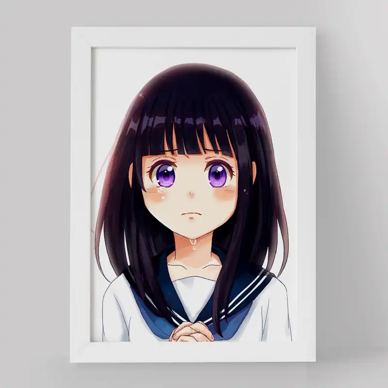 تابلو خندالو مدل چیتاندا انیمه هیوکا Hyouka کد 17046