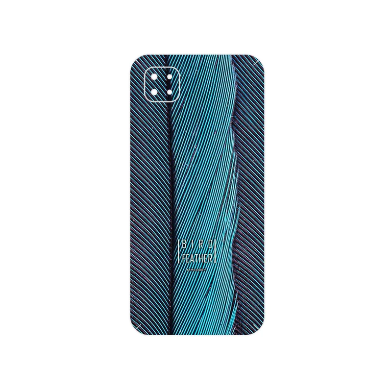 برچسب پوششی ماهوت مدل Turquoise feathers مناسب برای گوشی موبایل شیائومی Poco C3
