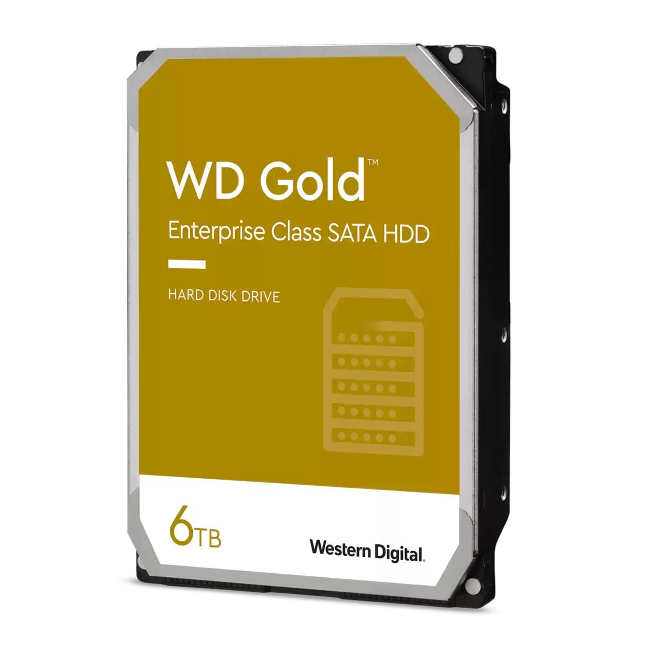 هارد دیسک اینترنال وسترن دیجیتال مدل GOLD WD6003FRYZ ظرفیت 6 ترابایت