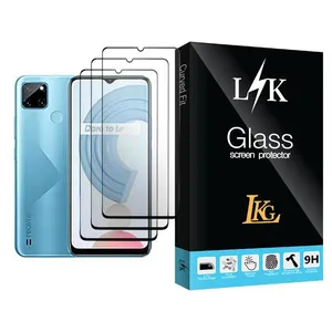 LKG LK Glass MIX003 Screen Protector For Realme C21Y Pack Of 3