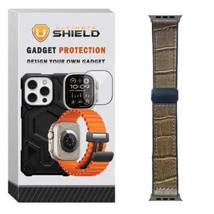 Ultimate Shield BB Leather Mag Band for Apple Watch Series 1/2/3 size 38mm