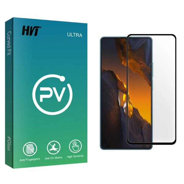 محافظ صفحه نمایش شیشه ای اچ وی تی مدل PV مناسب برای گوشی موبایل شیائومی Poco F5