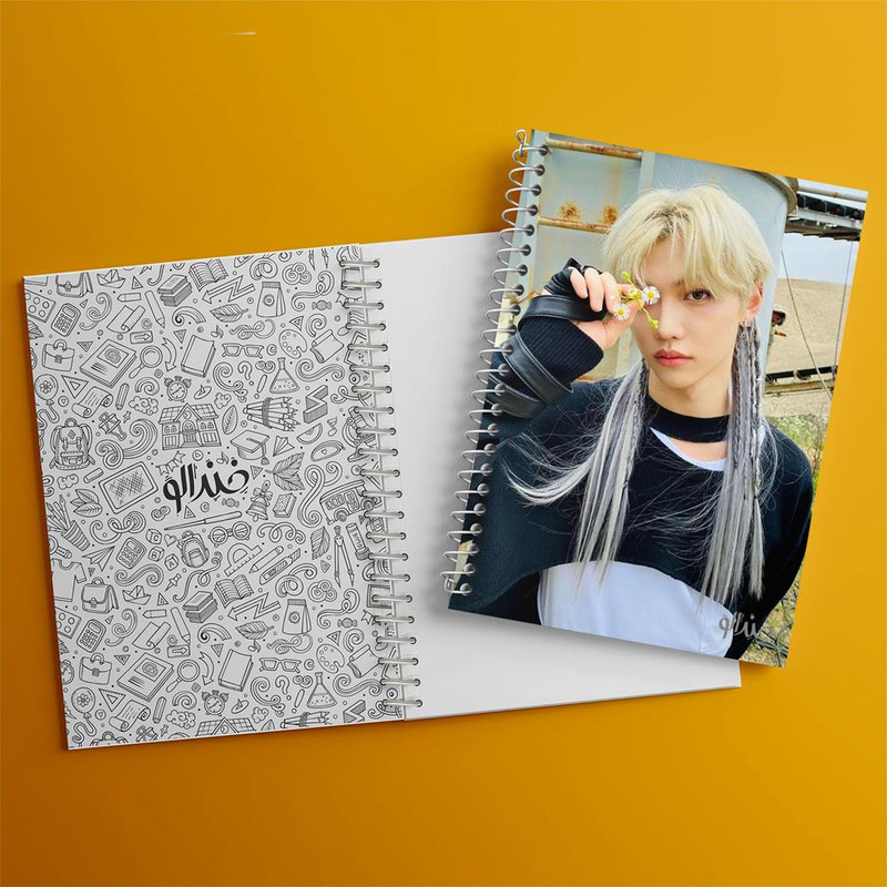 دفتر مشق 50 برگ خندالو مدل فلیکس گروه استری کیدز Stary Kids کد 16946