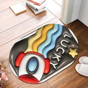  پادری مدل لاکی طرح سه بعدی سایز 65x45 سانتی متر