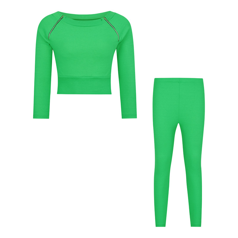 ست کراپ و شلوار زنانه ناتوسا مدل NT819-6