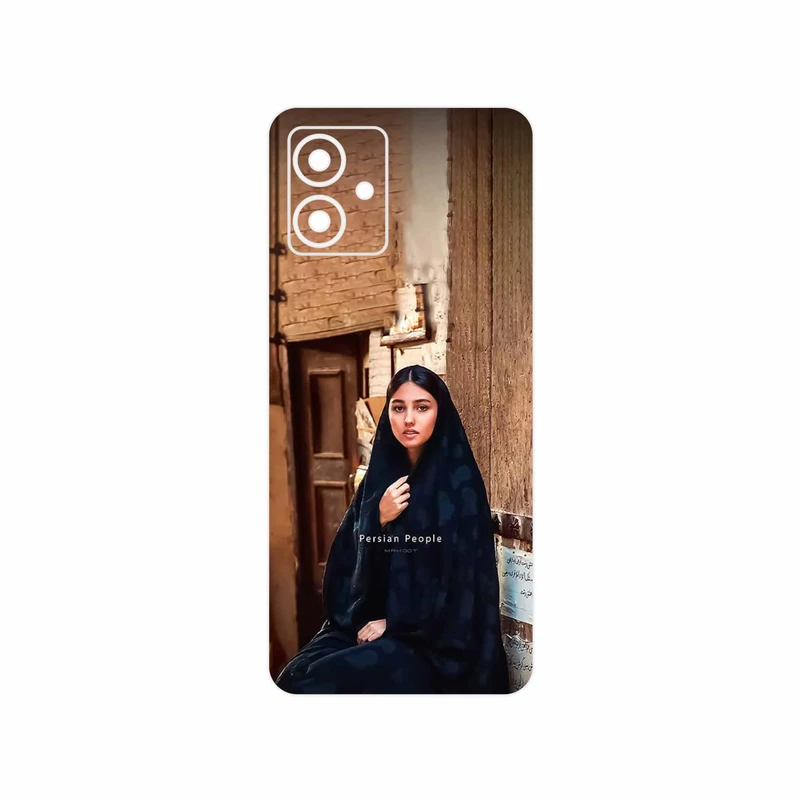 برچسب پوششی ماهوت مدل Portrait of an Iranian Woman مناسب برای گوشی موبایل موتورولا Moto G14