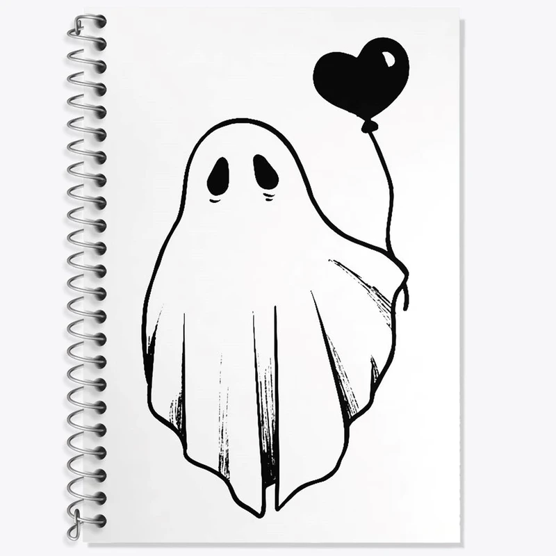 دفتر زبان 50 برگ خندالو مدل سه خط طرح روح کوچولو کد 28672