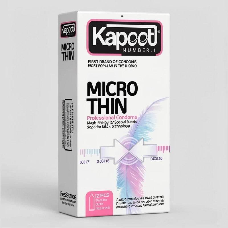 کاندوم خاردار کاپوت مدل Big Dot بسته 10 عددی به همراه کاندوم روان کننده کاپوت مدل MicroThin بسته 12 عددی