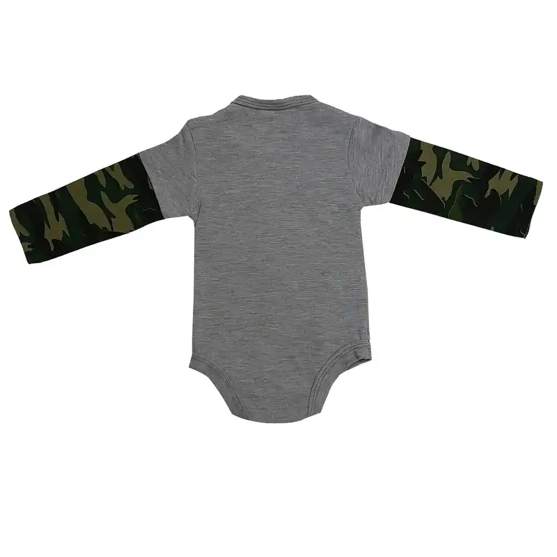 ست بادی و شلوار نوزادی طرح ارتشی کد 15