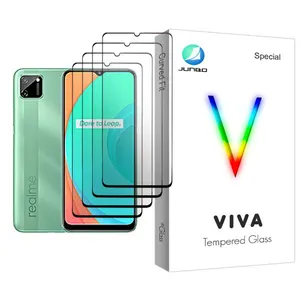 Junbo Viva Glass MIX004 Screen Protector For Realme C11 Pack Of 4