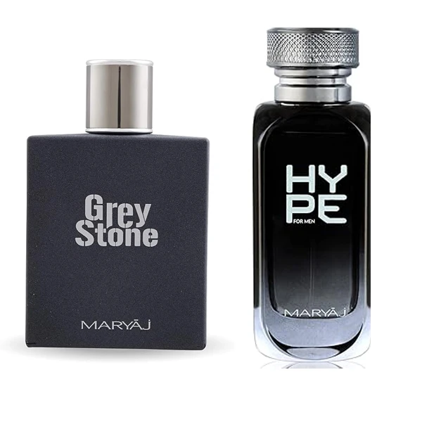 ست ادو پرفیوم مردانه ماریاژ مدل Grey Stone با رایحه تلخ حجم 100 میلی لیتر و ادو پرفیوم مردانه ماریاژ مدل Hype با رایحه تلخ حجم 100 میلی لیتر