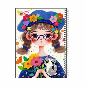 دفتر مشق 200 برگ گلبرگ مدل دخترانه کد 5117