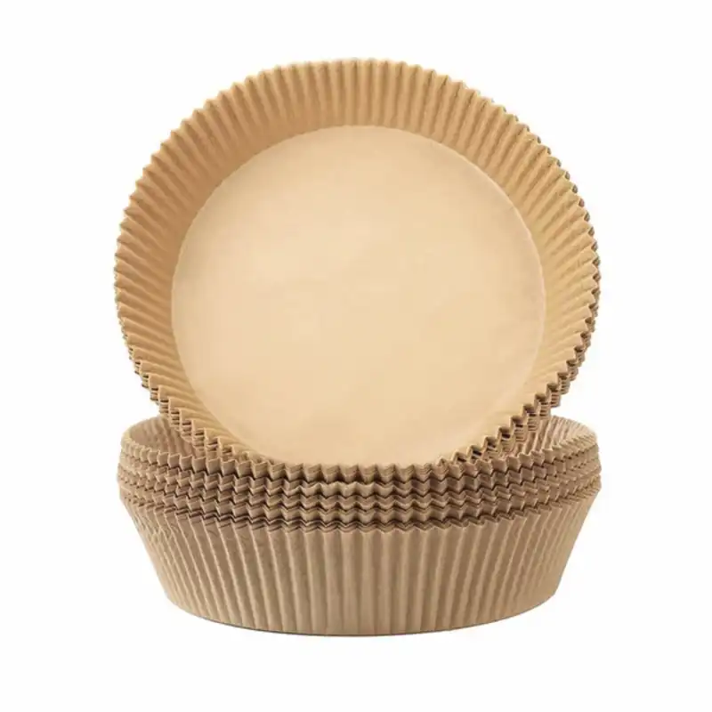 ورق نسوز شیرینی‌ پزی مدل کاغذ سرخ کن گرد کد L20 مجموعه 100 عددی