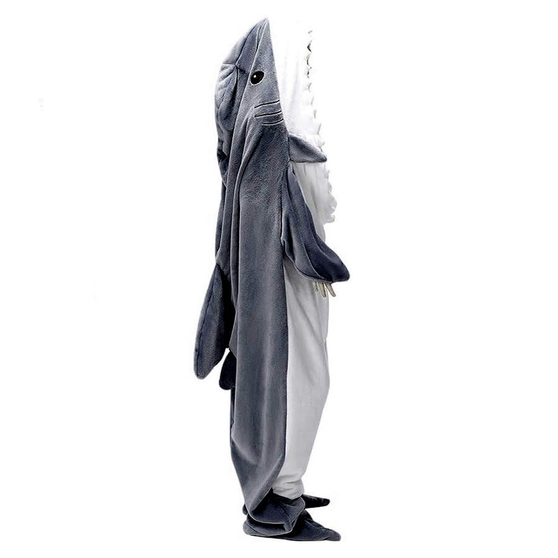 پتو مدل کوسه ای سایز 175x75 سانتی متر