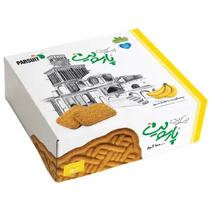 بیسکویت پذیرایی با طعم موز پارسویت - 900 گرم