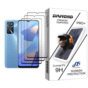 JF Diamond Glass MIX003 Screen Protector For Oppo A54s Pack Of 3