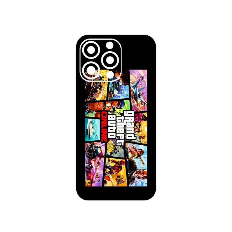 برچسب پوششی ماهوت مدل GTA Online Game Series مناسب برای گوشی موبایل اپل iphone 13 Pro