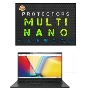Multi Nano X-S2N Model Transparent Screen Protector For Asus VivoBook Go 15 E1504F 15.6 Inch 2021 Laptop Pack Of 2