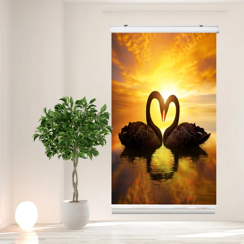 پرده شید زیو کد AN053 سایز 200 × 130 سانتی‌ متر