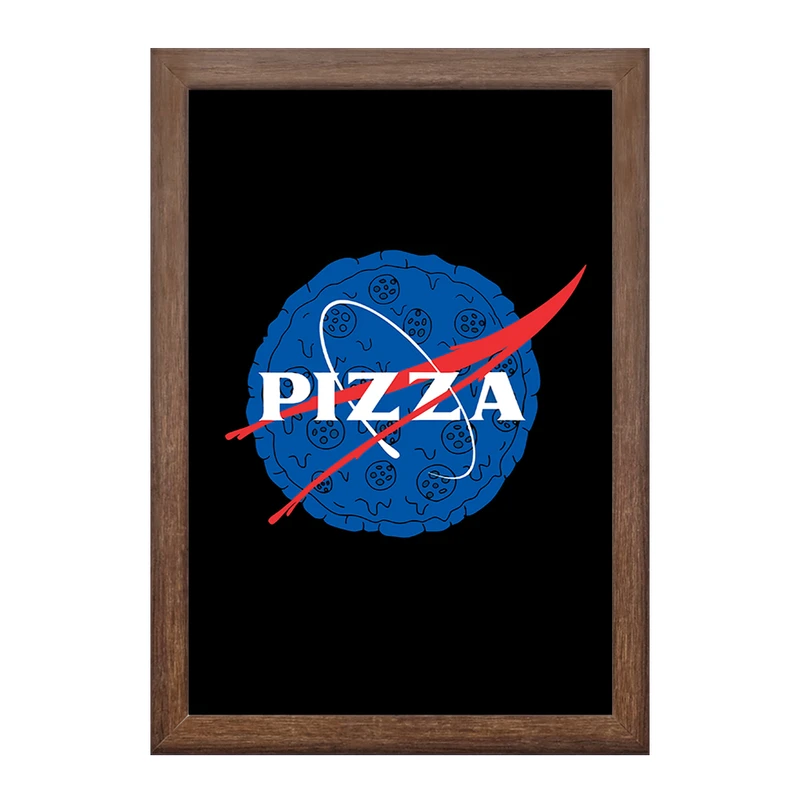 تابلو خندالو طرح ناسا و پیتزا کد F11579