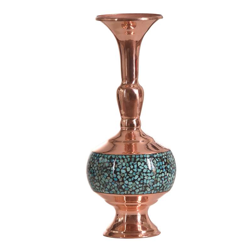 گلدان فیروزه کوبی مدل 20 کد 24