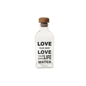 بطری مدل شیشه ای طرح LOVE