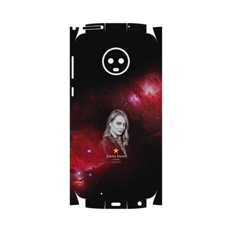 برچسب پوششی ماهوت مدل Emma Stone-FullSkin مناسب برای گوشی موبایل موتورولا Moto G6