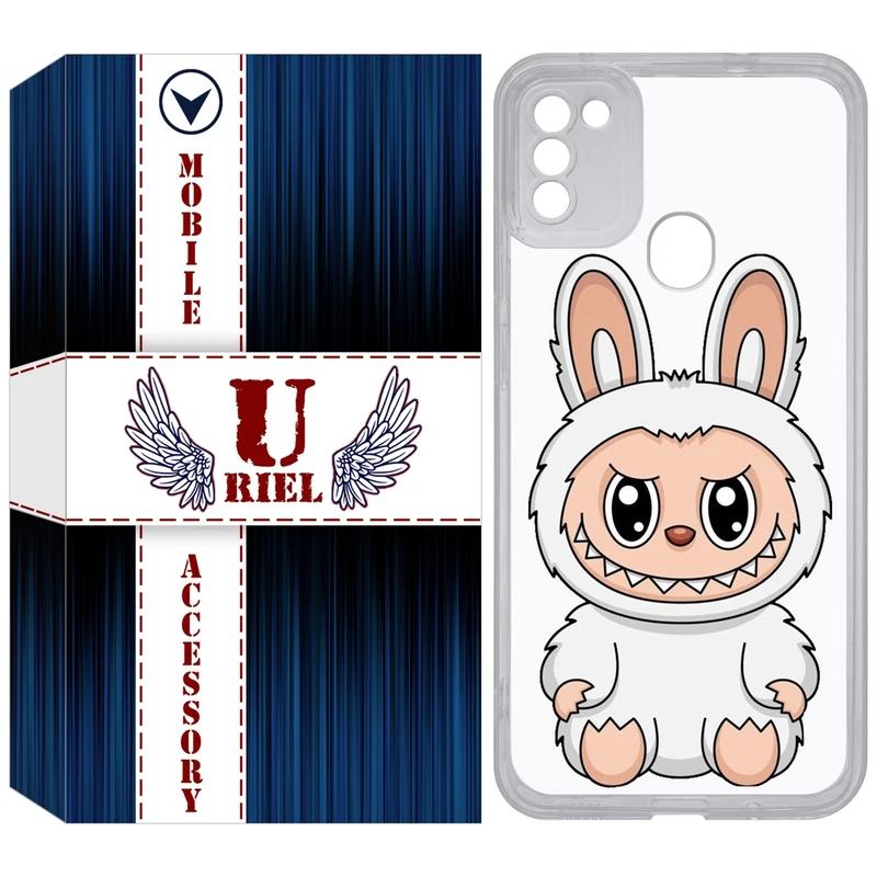 کاور یوریل قاب مدل Clear کد 113 طرح لبوبو Labubu مناسب برای گوشی موبایل سامسونگ Galaxy A11 / M11