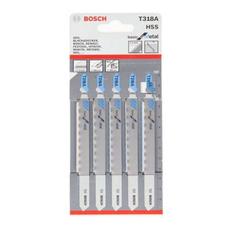 تیغ اره عمودبر فلز مدل T318A بسته 5 عددی