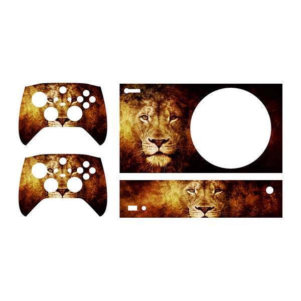 برچسب کنسول بازی Xbox series s توییجین وموییجین مدل Lion 02 مجموعه 4 عددی