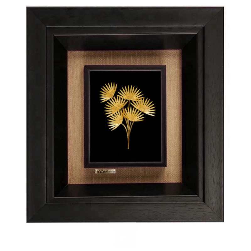 تابلو طلاکوب زرکات طرح هاوایی 2 مدل F156