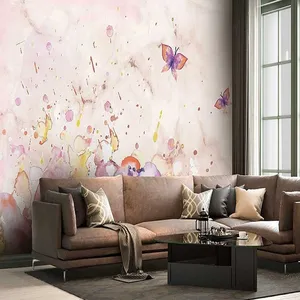 پوستر دیواری مدل گل سه بعدی آبرنگی کد G-3979
