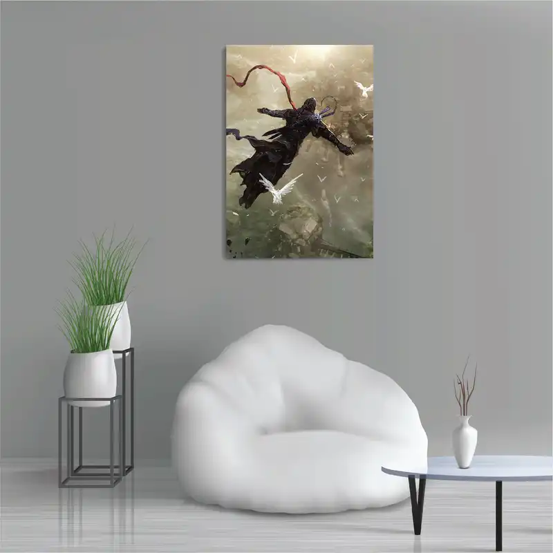 تابلو شاسی طرح گیمینگ کیش قاتل Assassins Creed مدل M0156