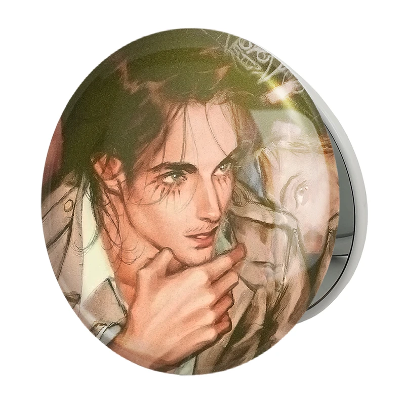 آینه جیبی خندالو طرح ارن یگر انیمه اتک آن تایتان Attack on Titan مدل تاشو کد 18517