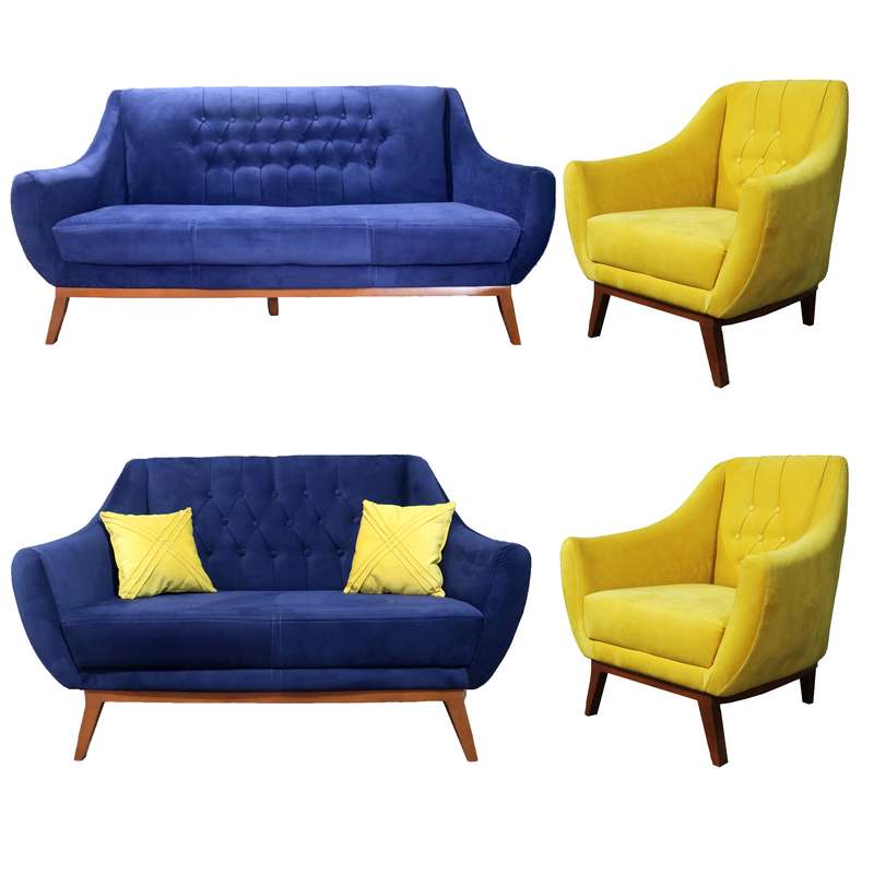 مبل راحتی هفت نفره مدل پینکو پلاس