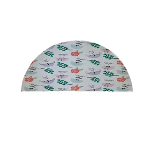 پادری مدل نیم دایره طرح گل کد 9408 سایز 90×45 سانتی متر