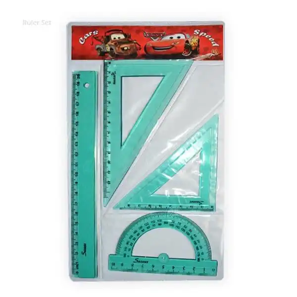 خط کش صریر مدل ژله ای مجموعه 4 عددی