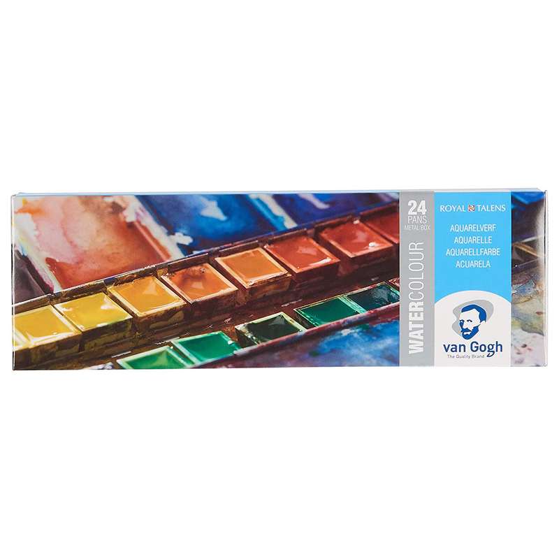 آبرنگ 24 رنگ ون گوگ مدل pan کد 8624