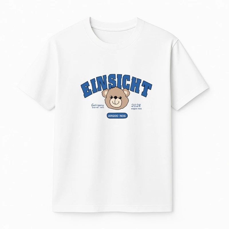 تی‌شرت آستین کوتاه پسرانه مدل کله خرس کد v1 