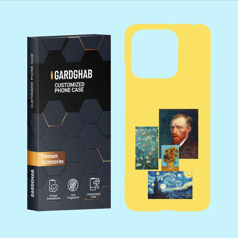 کاور گارد قاب مدل هنری مناسب برای گوشی موبایل شیائومی Redmi 12C / Poco C55