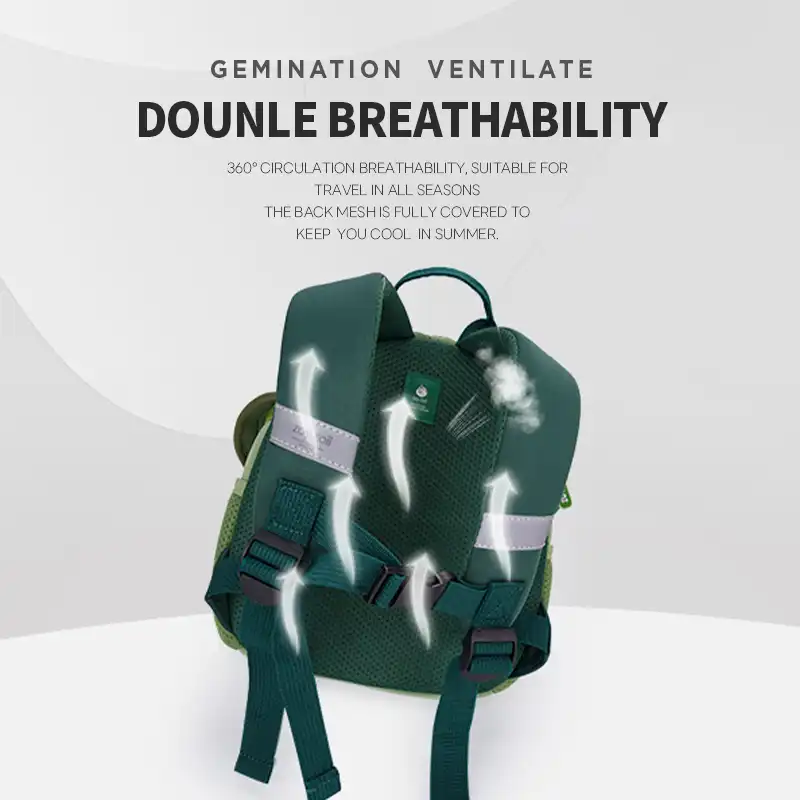 کوله پشتی بچگانه زوی زویی مدل Bubble Milk Dinosaur کد B80